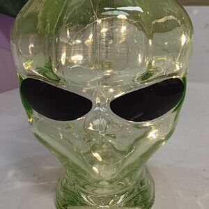 Vintage "Empty" Outer Space Vodka Alien Bottle - Lighted